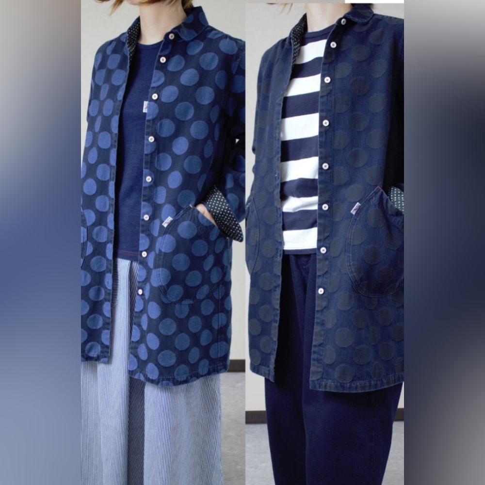 Blue Trick Handmade Upcycled Japanese Jeans Jacket